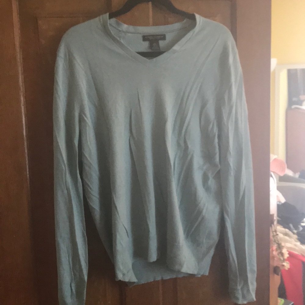 Banana republic men’s cashmere/silk blend sweater